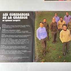 Винтажная виниловая пластинка LP Les Compagnons De La Chanson Vol.1 (Франция 1973)