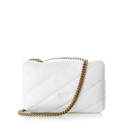 MINI LOVE BAG PUFF JEWEL - white