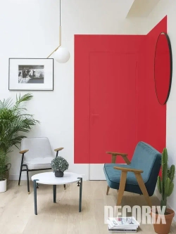 Краска аэрозольная розовая флуоресцентная матовая DECORIX - эмаль акриловая в баллончике для любых поверхностей 520 мл