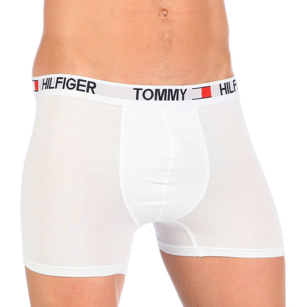 Набор мужских трусов боксеры 3в1 (белые, серые, белые) Tommy Hilfiger Classic set