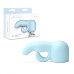 Голубая насадка 16,7см для вибратора Le Wand Petite Dual LW-043