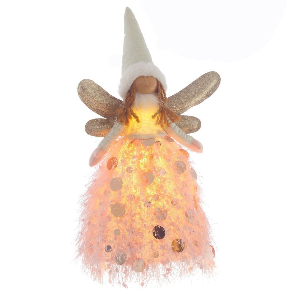 GAEM Игрушка набивная "Фея" с подсветкой (AAx3 н/п), L15 W8 H32/22 см, 2в.