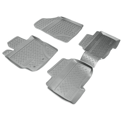 Ковры в салон Norplast/Unidec для Toyota Yaris в кузове XP9 (2005-), Серый, арт.NPL-Po-88-96-G