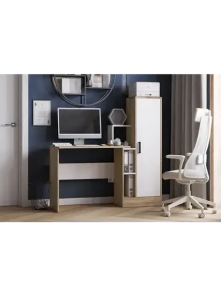 Компьютерный стол СКМ-2 белый (Микон)