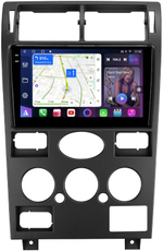 Магнитола для Ford Mondeo 3 2000-2006 (кондиционер) - FarCar GX9-1572F1 монитор 9.5" 2K QLED на Android 14, TS20, 6+128Гб, CarPlay, 4G SIM-слот