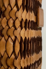 Женский кошелек из натуральной винтажной кожи цвета whisky