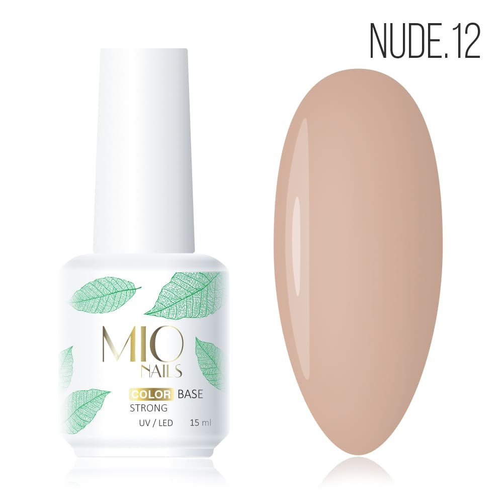 Камуфлирующая База MIO NAILS COLOR "NUDE" № 12, 15мл.