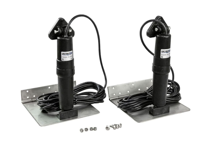 Комплект транцевых плит XKA (нерж.), 9x12 дюймов, без панели управления, Lectrotab