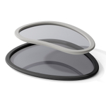 Набор из 2-х подносов hub, черный/серый