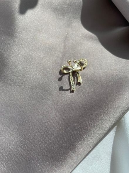 Кафф "Бант" со стразами (уценка)