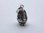 Ладанка из серебра/Белая/Фианит