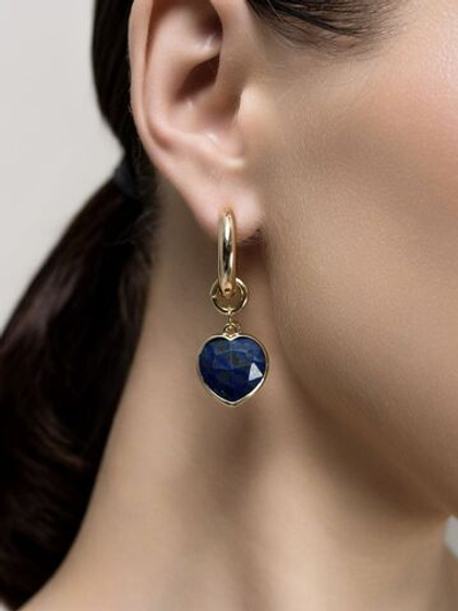 Серьги "Lovely" с лазуритом Gold