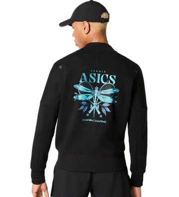 Мужская теннисная кофта Asics Match Jacket Night Energy - performance black