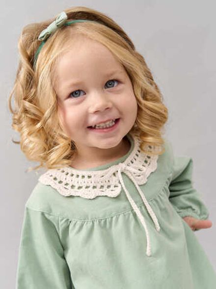 Повязка с бантиком "Шалфей" 0+