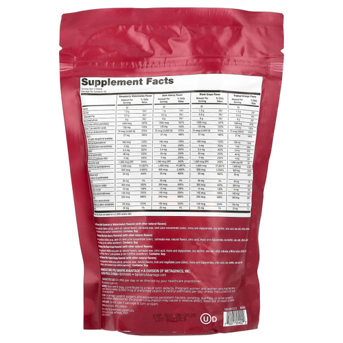 Bariatric Advantage, Multi Chewy Bite, фруктовое ассорти, 60 жевательных таблеток