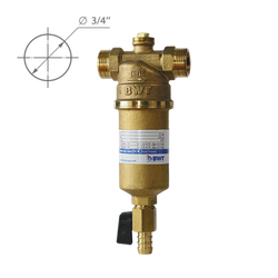 Магистральный фильтр BWT Protector Mini для горячей воды 3/4", прямая промывка