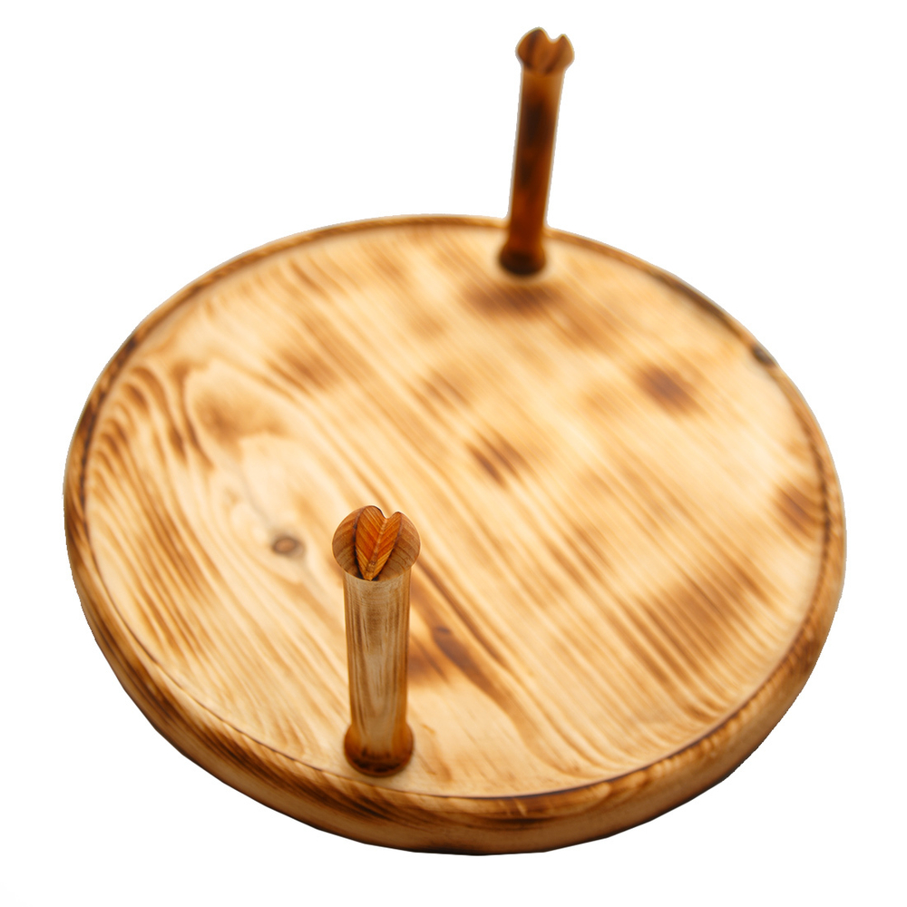 Деревянное блюдо Art of Siberia для подачи шашлыка и закусок. T54