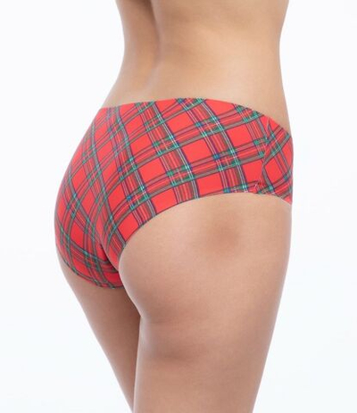 Клетчатые трусики-слипы Scotch (Размер: S) (Цвет: красная шотландка)