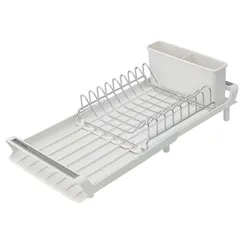 Сушилка для посуды atle раздвижная малая, белая