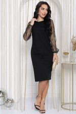 Платье Мерцающий вечер (черное) П12022 LT Collection