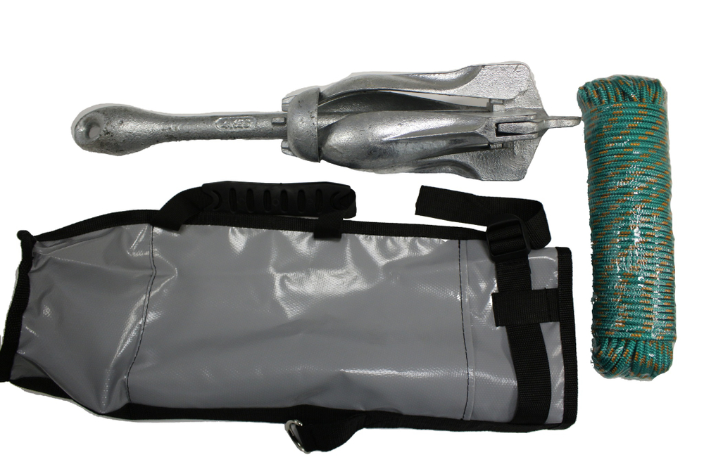 Набор: Якорь-кошка 4кг, веревка 6мм*30м и чехол для якоря