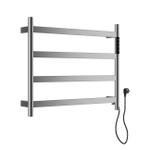 Полотенцесушитель электрический WONZON & WOGHAND ESSEN, Брашированный никель (WW-A404-BR)