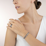 Кольцо Coeur de Lion Montana-Silber 0129/40-0742 58 цвет серебряный, синий