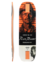 ДЕКА ЛОНГБОРД  MOONSHINE RUM RUNNER CONVICT WHITE/ORANGE