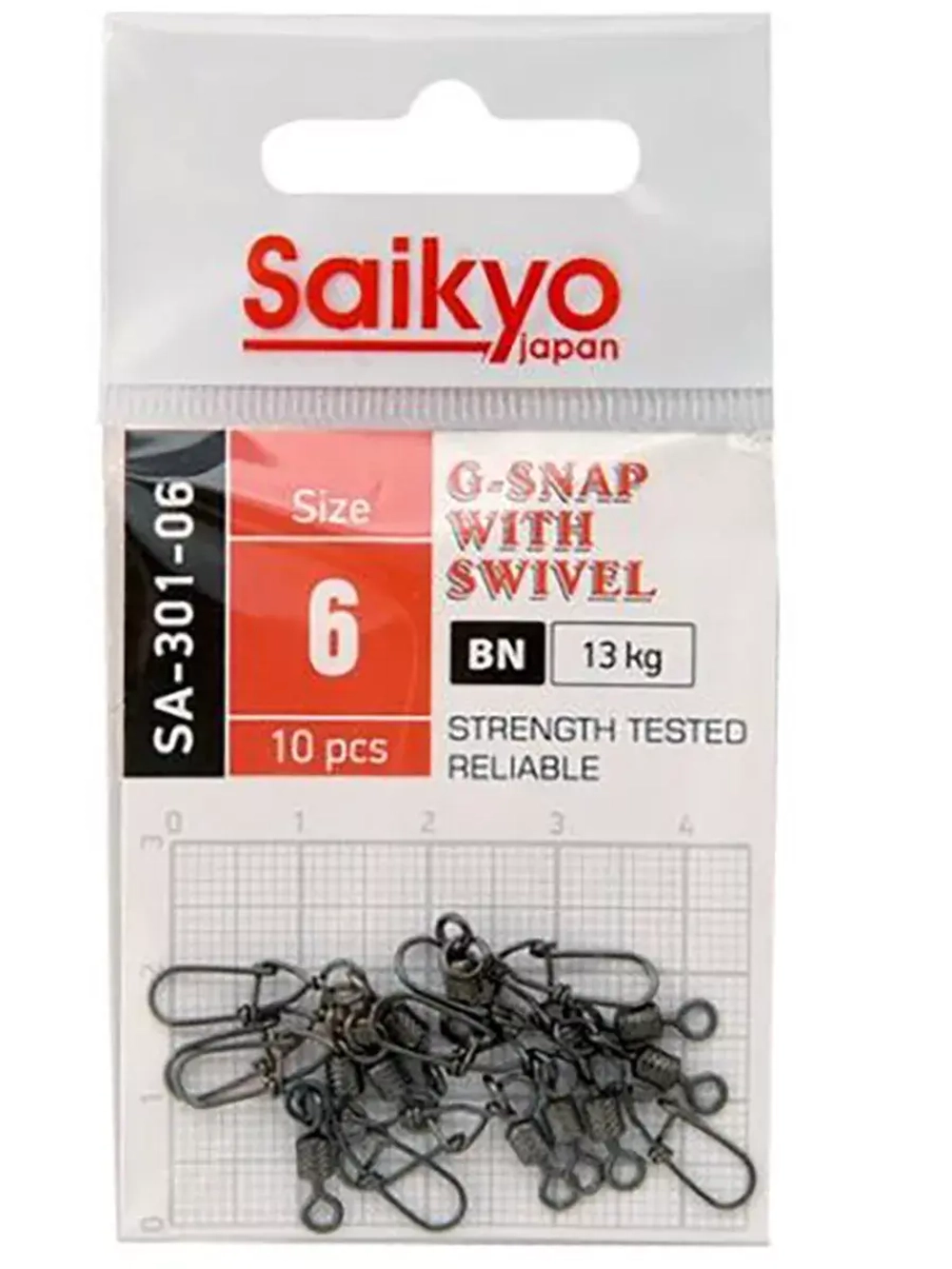 Вертлюг с застежкой Saikyo SA-301