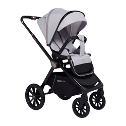 Детская коляска Sweet Baby Vento Black 3 в 1 Grey
