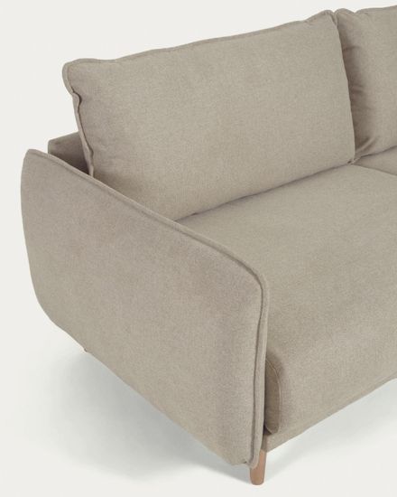 Carlota 3-местный диван бежевого цвета 210 см Испания La Forma