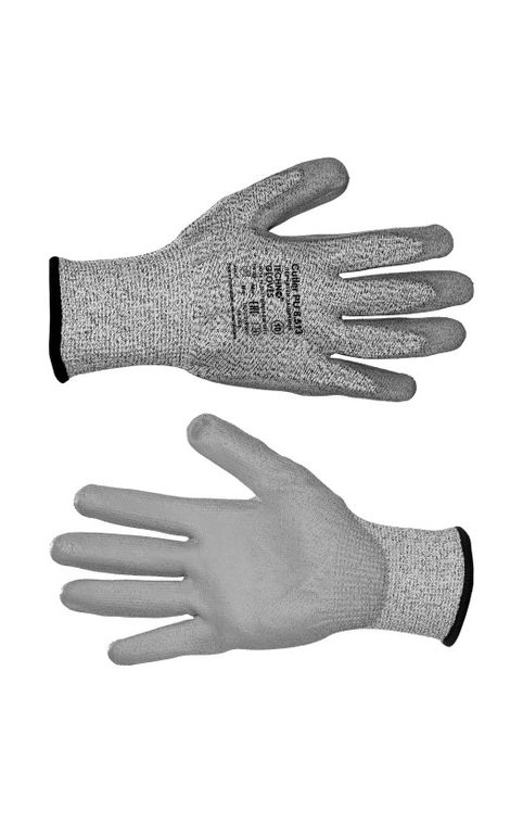 Перчатки защитные CUTLER PU (Катлер PU) от порезов, уровень C, арт. 8.513