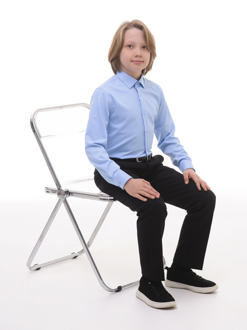 Сорочка детская VESTER длинный рукав, цвет голубой 94015 08