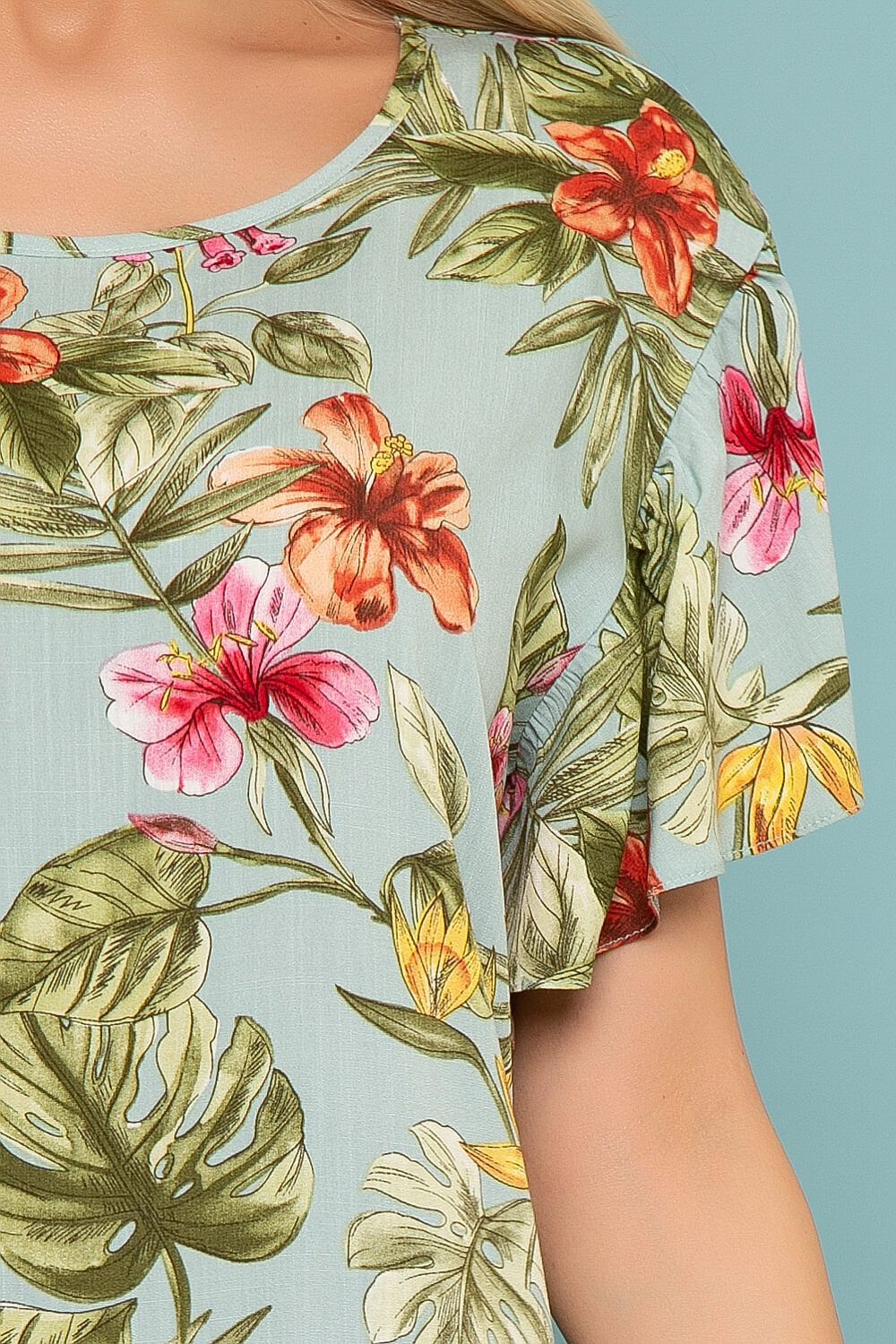 Платье "Фантазия" (тропический сад) П3737 LT Collection (Акция)