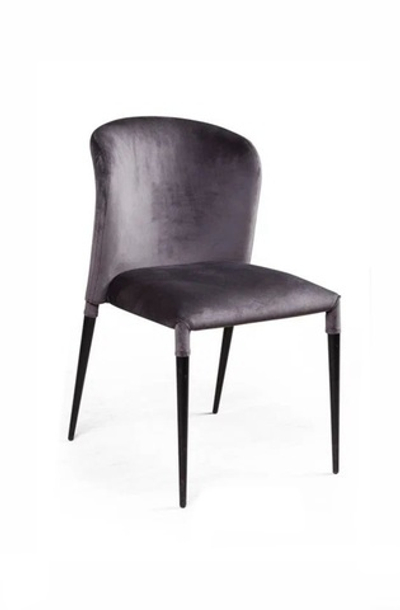 Стул Albert штабелируемый в антрацитовом велюре 14