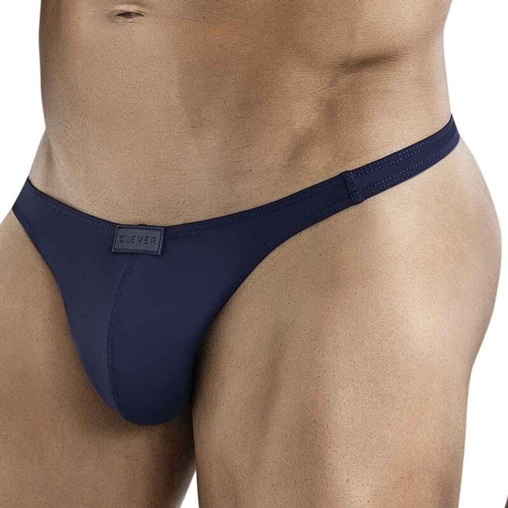 Мужские трусы тонги темно-синие Clever Moda DESIRABLE THONG 183008