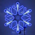 Фигура светодиодная «Снегопад» 38 см, 480 ламп LED, авторежим, 220V, Синий