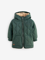 Куртка стеганая с флисовой подкладкой Next Q56-469, Зеленый