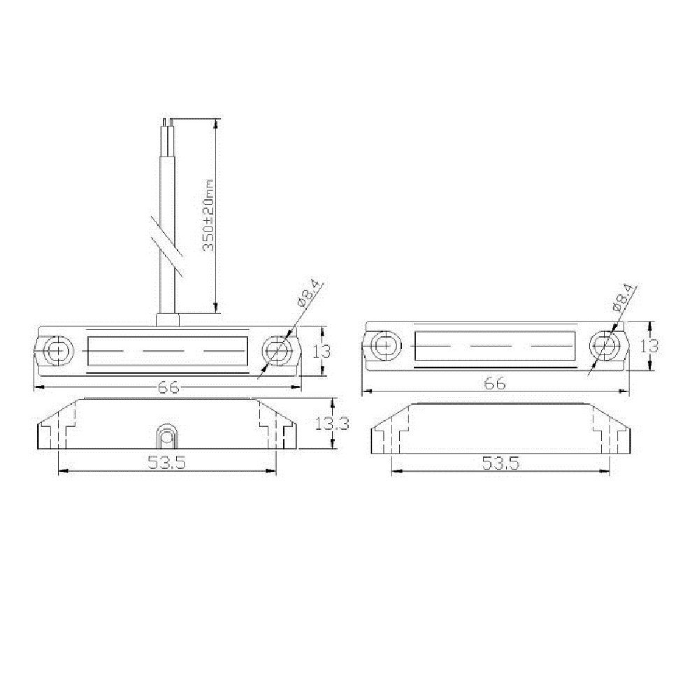 Извещатель магнитоконтактный ST-DM125NO-WT