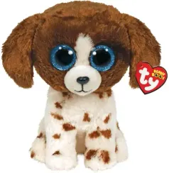 Yumşaq oyuncaq \ Мягкая игрушка \ Soft toys MUDDLES - dog brown white 25 sm