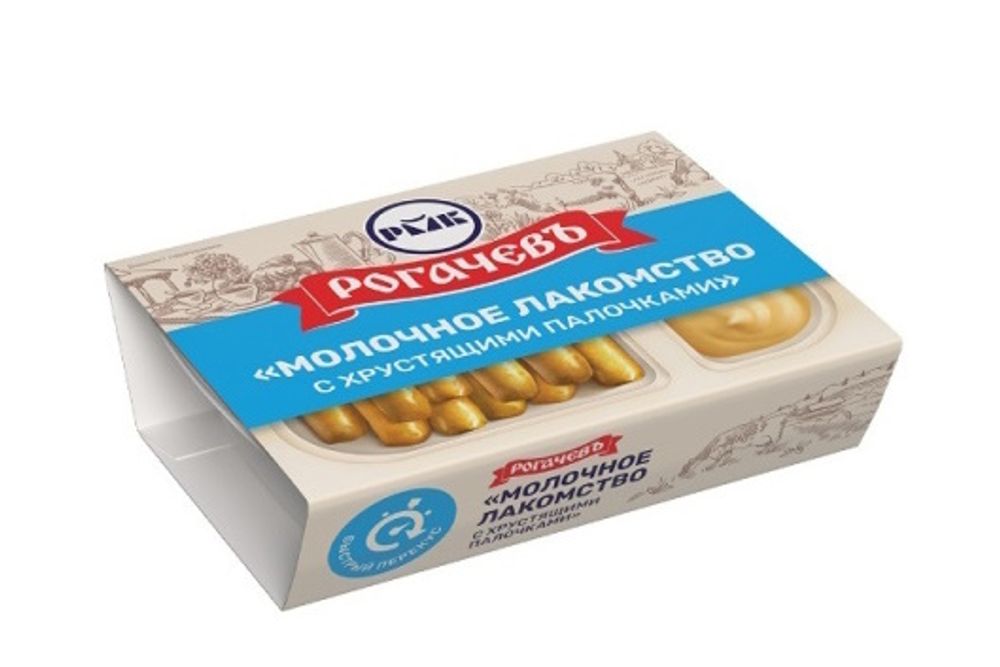 &quot;Молочное лакомство&quot; с хрустящими палочками 47г. РогачевЪ - купить не дорого в Москве