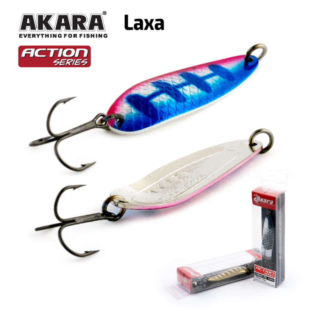 Блесна колебалка Akara Action Series Laxa 60 17 гр. 7/13 oz. AB91
