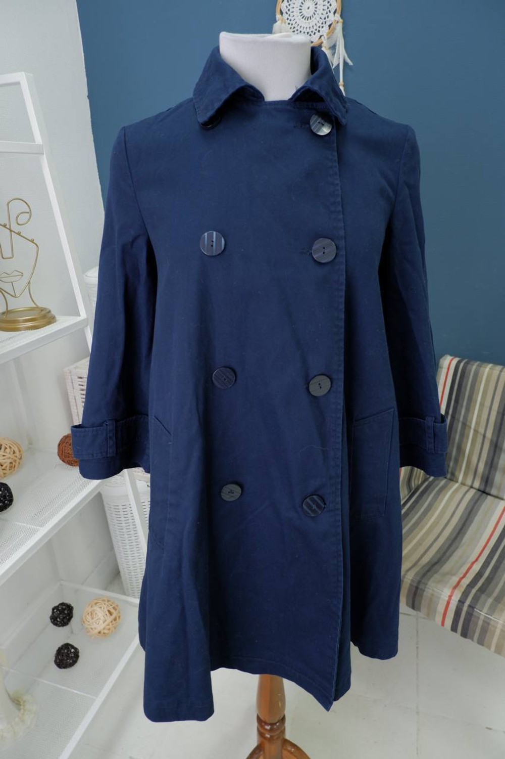 Тренч Befree свободного кроя 42 размер