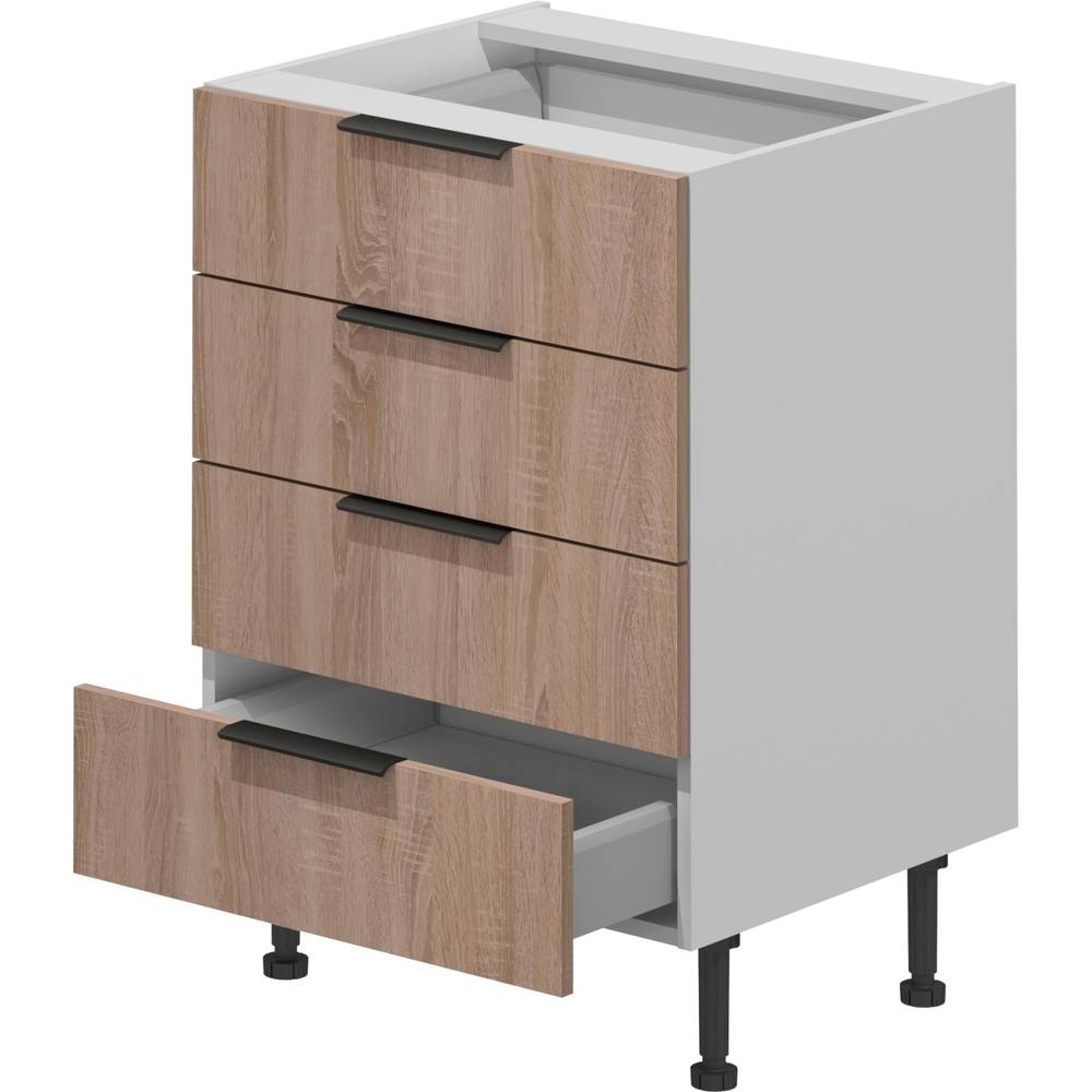 Шкаф SP_VOK база 4 ящика B4DW_72_60 (091 Дуб Сонома)