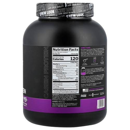 Rule One Proteins, казеиновый протеин, со вкусом шоколадной помадки, 1,82 кг (4,01 фунта)
