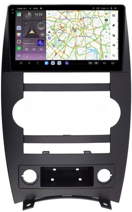 Магнитола для Jeep Commander 2005-2010 - Carmedia SF-9303 QLed+2K, Android 13, TS20, CarPlay, 4G SIM-слот