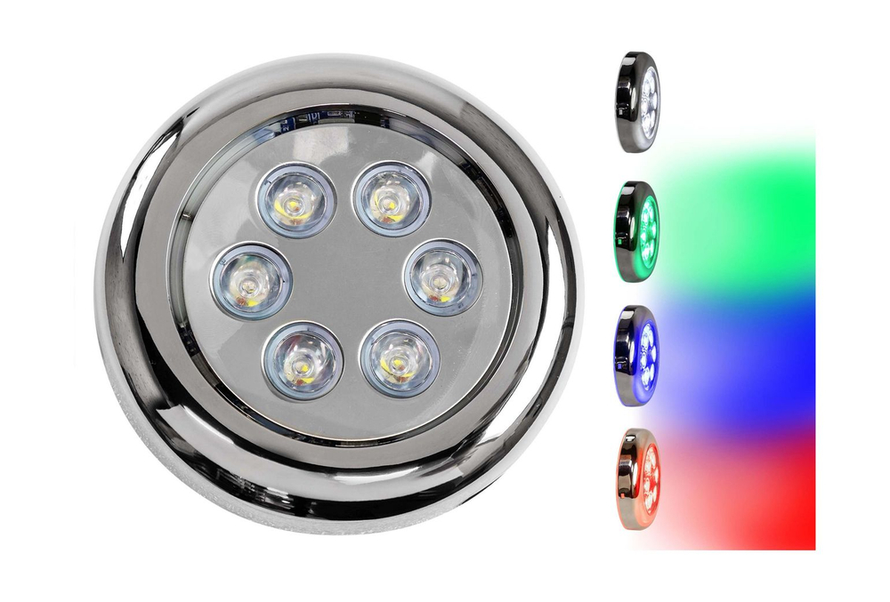 Подводный огонь IH6BP, RGBW, 10.2w, Marine Rocket