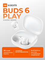 Наушники беспроводные Xiaomi Redmi Buds 6 Play White M2420E1 (BHR8773GL)