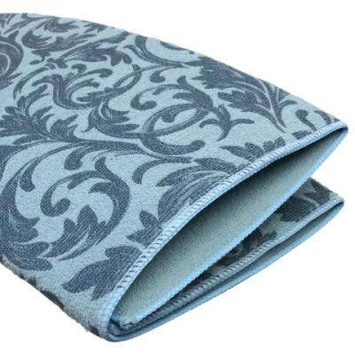 Коврик для сушки посуды 50*90см «Цветочный узор» мятный