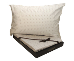 Постельное белье 2 спальное евро Trussardi Crown 56M beige